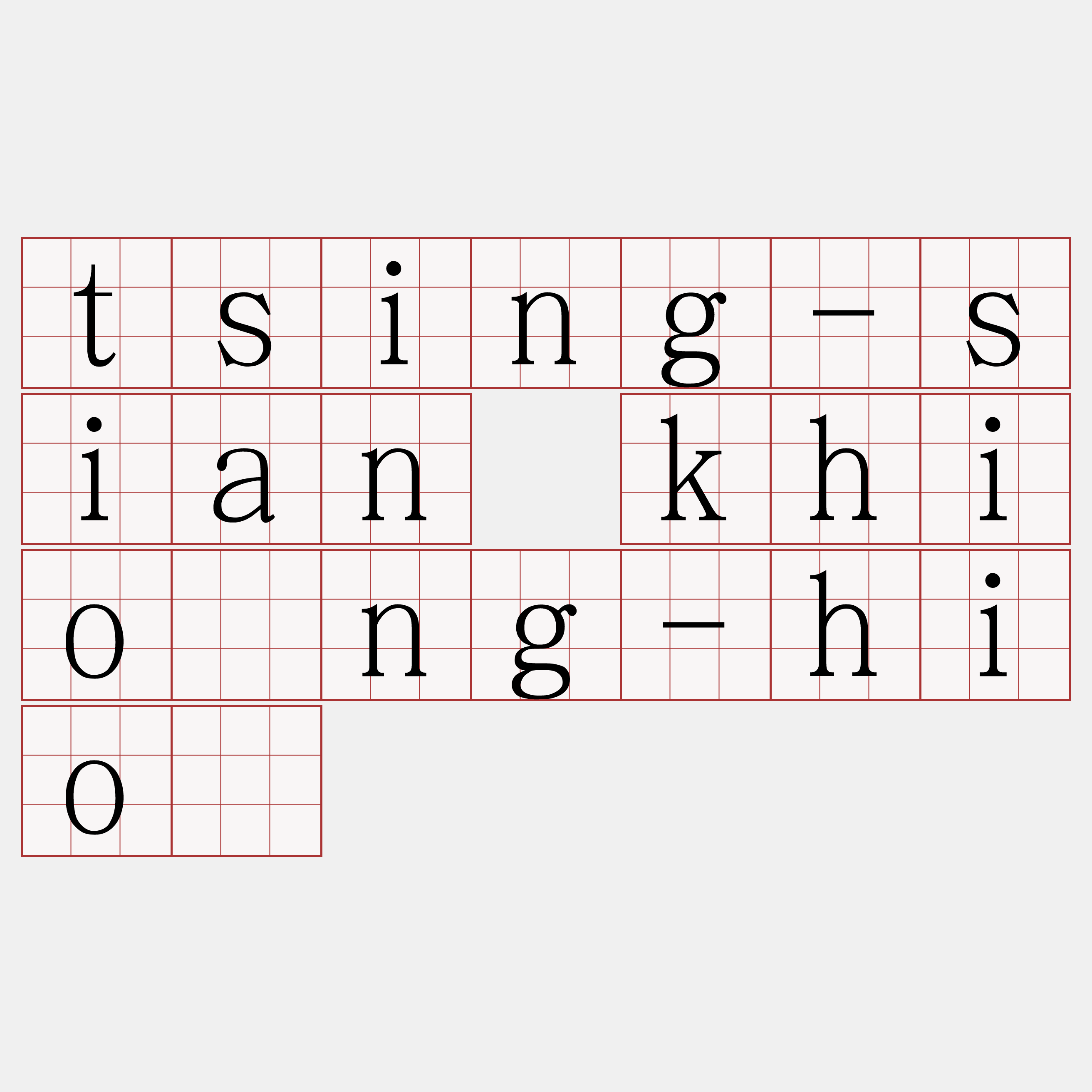 tsing-sian khióng-hiō